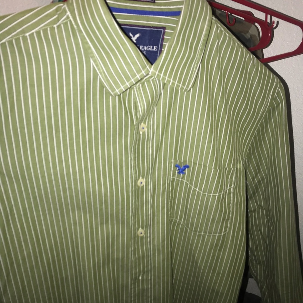 AEbbutton down dress shirt